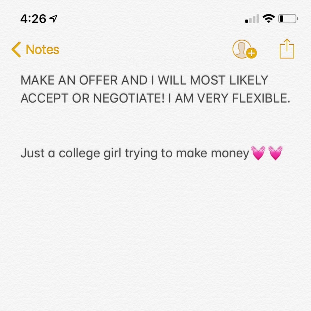 I’m super super flexible!